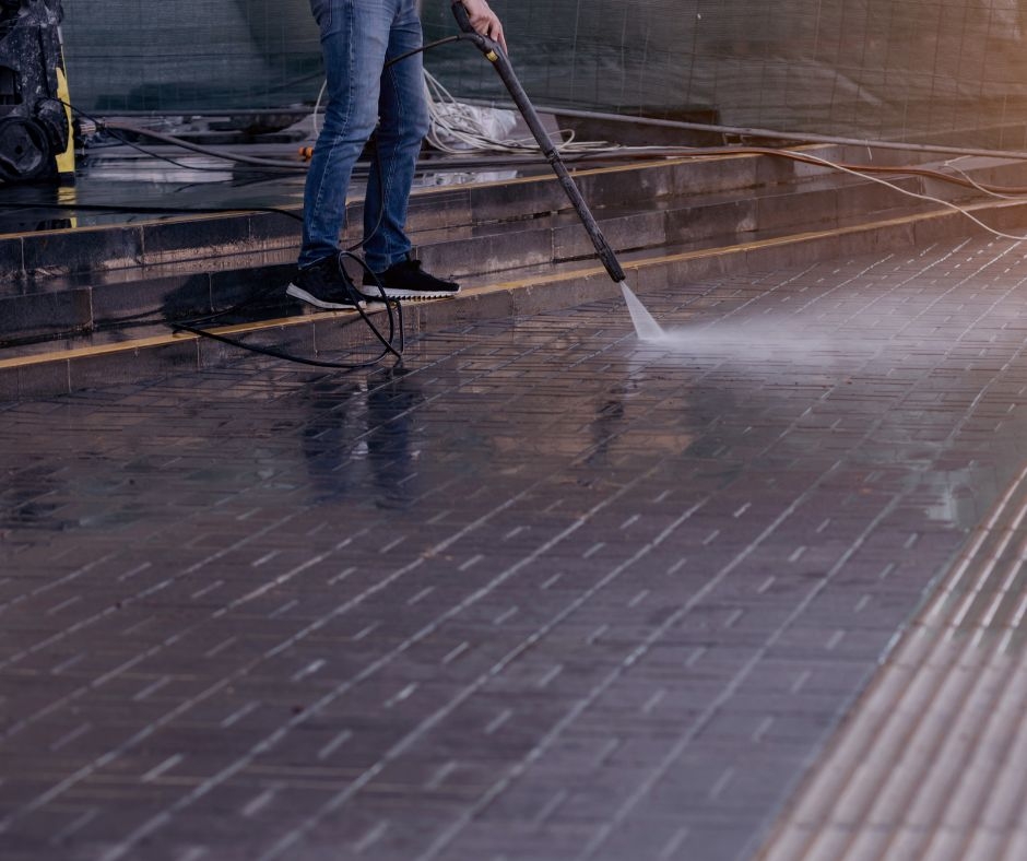 What is the role of anti-microbial agents in cleaning damaged structures?